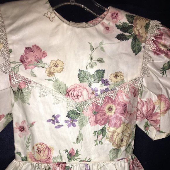 MARTHA'S MINIATURE NEW DRESS SIZE 8 FLORAL PRETTY